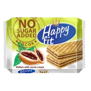 Happy Fit - wafle Kakaowe bez dodatku cukru
